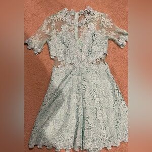 Elegant Lace Floral Romper